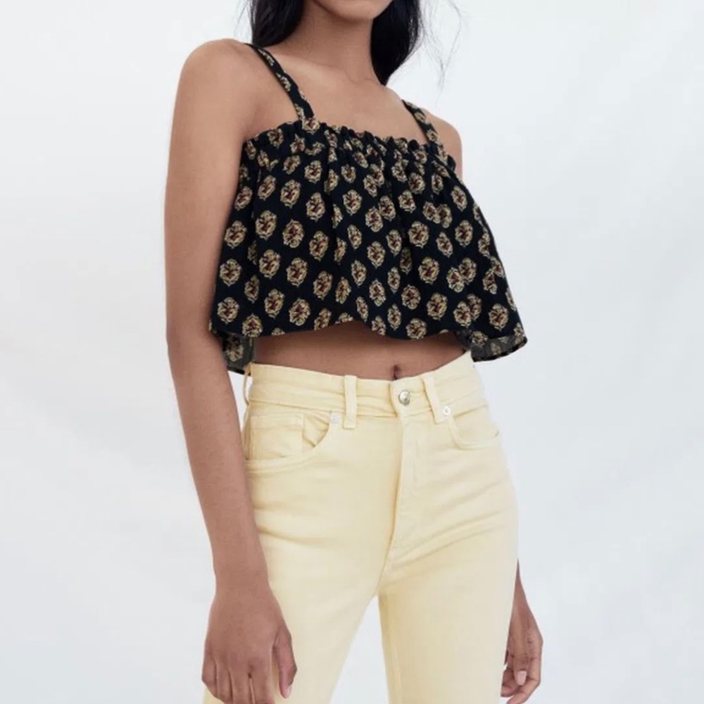 Zara Boho Crop Top